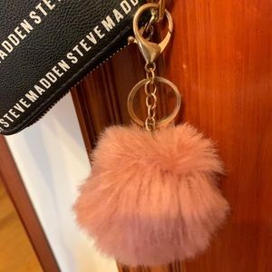 Fluffy Pom Pom Keychain